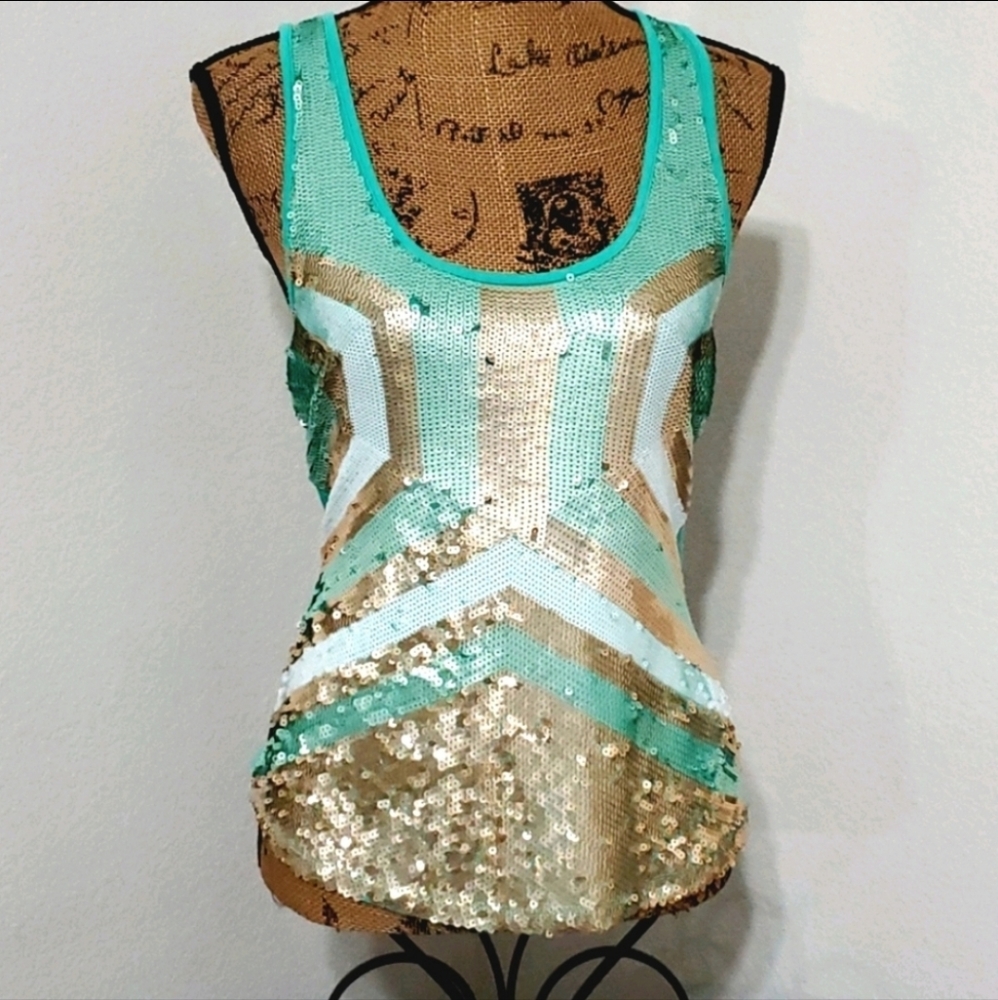 Bebe Sequence Tank - image 1